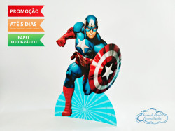 Display de mesa Vingadores 27cm - Capitão America Display de mesa Vingadores 27cm - Capitão America