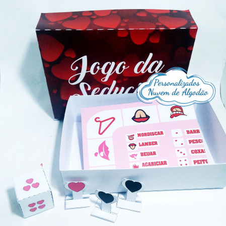 Jogo da Sedução dia dos namorados Jogo da Sedução dia dos namorados-Jogo da Sedução dia dos namorados
- Papel fotográfico glossy 230g
- Produtos vão desmontados