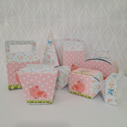 Kit 60 Caixas Para Montar- Tema Jardim Encantado 2 Kit 60 Caixas Para Montar- Tema Jardim Encantado 2