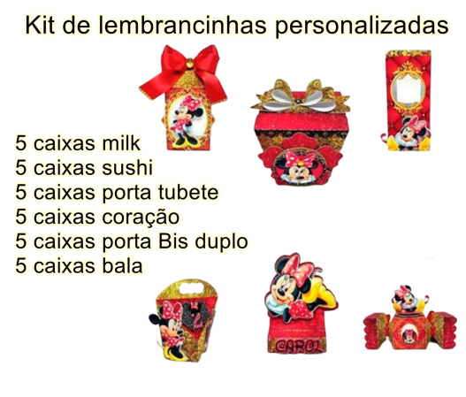 Kit de personalizados Minnie Rosa lembrancinha de aniversario festa caixinhas da Minnie decoração de festa Minnie Vermelha Kit de personalizados Minnie Rosa lembrancinha de aniversario festa caixinhas da Minnie decoração de festa Minnie Vermelha-** ATENÇÃOOOO ENVIAR NOME E IDADE CASO QUEIRA PERSONALIZADO EM ATÉ 5 MINUTOS APÓS O PEDIDO REALI