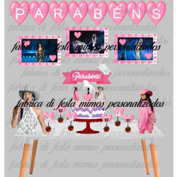 Kit decoração de aniversário da Ana Castela Boiadeira com lembrancinha 31 itens Kit decoração de aniversário da Ana Castela Boiadeira com lembrancinha 31 itens