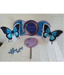 Kit festa Borboletas decoração de aniversário Kit festa Borboletas decoração de aniversário