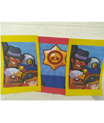 Kit festa Brawl Stars decoração de aniversário Kit festa Brawl Stars decoração de aniversário