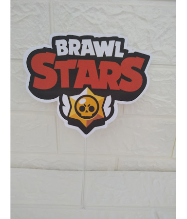 Kit festa Brawl Stars decoração de aniversário Kit festa Brawl Stars decoração de aniversário-Kit festa ideal para aquela festa simples porém inesquecível!!
- 1 topo de bolo
- 2 displays