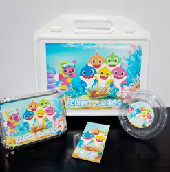 KIT FESTA ESCOLAR PERSONALIZADO BABY SHARK KIT FESTA ESCOLAR PERSONALIZADO BABY SHARK