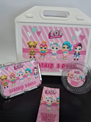 KIT FESTA ESCOLAR PERSONALIZADO LOL SURPRISE KIT FESTA ESCOLAR PERSONALIZADO LOL SURPRISE