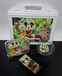 KIT FESTA ESCOLAR PERSONALIZADO MICKEY SAFARI KIT FESTA ESCOLAR PERSONALIZADO MICKEY SAFARI