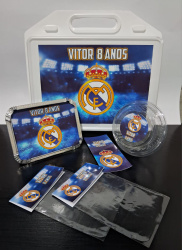 KIT FESTA ESCOLAR PERSONALIZADO REAL MADRI KIT FESTA ESCOLAR PERSONALIZADO REAL MADRI