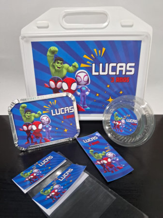 KIT FESTA ESCOLAR PERSONALIZADO SPIDER E SEUS AMIGOS KIT FESTA ESCOLAR PERSONALIZADO SPIDER E SEUS AMIGOS-COMEMORE O ANIVERSÁRIO COM UMA FESTA NA ESCOLA DE MANEIRA PRÁTICA E DIVERTIDA.
KIT FESTA NA ESC