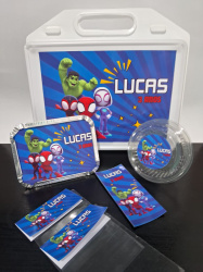 KIT FESTA ESCOLAR PERSONALIZADO SPIDER E SEUS AMIGOS KIT FESTA ESCOLAR PERSONALIZADO SPIDER E SEUS AMIGOS