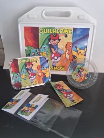 KIT FESTA ESCOLAR POKEMON KIT FESTA ESCOLAR POKEMON-COMEMORE O ANIVERSÁRIO COM UMA FESTA NA ESCOLA DE MANEIRA PRÁTICA E DIVERTIDA.
KIT FESTA NA ESC