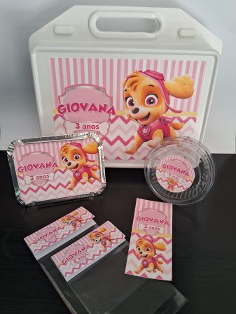 KIT FESTA ESCOLAR SKYE 2 KIT FESTA ESCOLAR SKYE 2-COMEMORE O ANIVERSÁRIO COM UMA FESTA NA ESCOLA DE MANEIRA PRÁTICA E DIVERTIDA.
KIT FESTA NA ESC