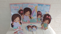 Kit festa Pijama infantil decoração de festa de aniversário Kit festa Pijama infantil decoração de festa de aniversário