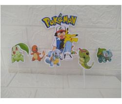 Kit festa Pokemon decoração aniversário Pikachu Pokebola Kit festa Pokemon decoração aniversário Pikachu Pokebola