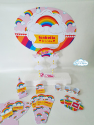 Kit só um bolinho Arco íris - Tamanho P Kit só um bolinho Arco íris - Tamanho P