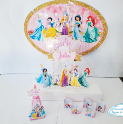 Kit só um bolinho Princesas - P Kit só um bolinho Princesas - P