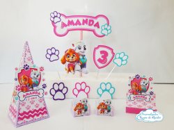 Kit só um bolinho Skye e Everest - Patrulha canina - Tamanho P Kit só um bolinho Skye e Everest - Patrulha canina - Tamanho P