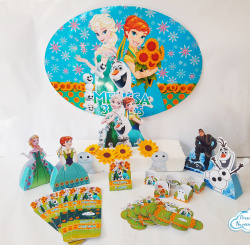 Kit só um bolinho Frozen Fever - Tamanho P Kit só um bolinho Frozen Fever - Tamanho P