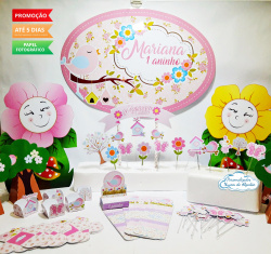 Kit só um bolinho Jardim Encantado - Tamanho G Kit só um bolinho Jardim Encantado - Tamanho G