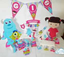 Kit só um bolinho Monstros SA - Tamanho G com adicional Kit só um bolinho Monstros SA - Tamanho G com adicional