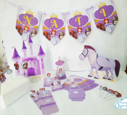 Kit só um bolinho Princesa Sofia - Tamanho M Kit só um bolinho Princesa Sofia - Tamanho M