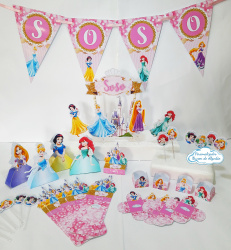 Kit só um bolinho Princesas - Tamanho P Kit só um bolinho Princesas - Tamanho P