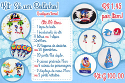 Kit só um bolinho Qualquer tema - Tamanho G Kit só um bolinho Qualquer tema - Tamanho G