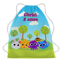 Lembrancinha de Aniversário Mochilinha sacochilaBob Bolofofos Lembrancinha de Aniversário Mochilinha sacochilaBob Bolofofos