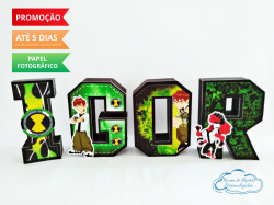 Letra 3d Ben 10 Letra 3d Ben 10