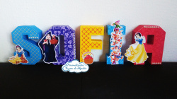 Letra 3d Branca de neve - madrasta Letra 3d Branca de neve - madrasta