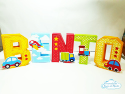 Letra 3d Meios de Transporte Letra 3d Meios de Transporte