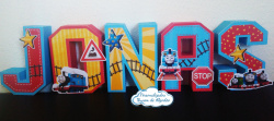 Letra 3d Thomas e seus amigos - Trem Letra 3d Thomas e seus amigos - Trem