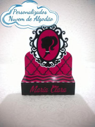 Porta bis duplo Barbie - rosa escuro Porta bis duplo Barbie - rosa escuro