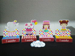 Porta bis duplo Circo rosa Porta bis duplo Circo rosa