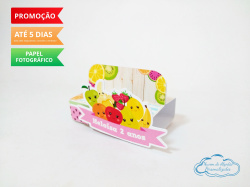 Porta bis duplo - Feira / frutinhas Porta bis duplo - Feira / frutinhas