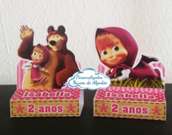 Porta bis duplo Masha e o Urso Porta bis duplo Masha e o Urso