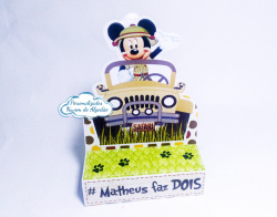Porta bis duplo Mickey Safari Porta bis duplo Mickey Safari