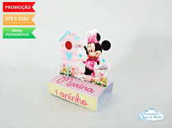 Porta bis duplo Minnie Rosa Porta bis duplo Minnie Rosa