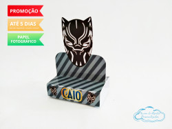 Porta bis duplo Pantera Negra Porta bis duplo Pantera Negra