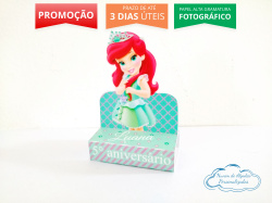Porta bis duplo Princesa Pequena Sereia Baby Porta bis duplo Princesa Pequena Sereia Baby