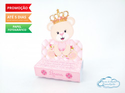 Porta bis duplo Ursinha princesa Porta bis duplo Ursinha princesa