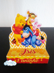 Porta bis duplo Ursinho Pooh Porta bis duplo Ursinho Pooh