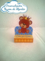 Porta bis duplo Ursinho Príncipe Porta bis duplo Ursinho Príncipe