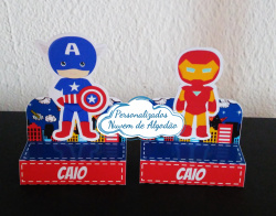 Porta bis duplo Vingadores baby Porta bis duplo Vingadores baby