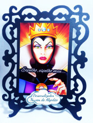 Porta retrato Branca de Neve - Madrasta Porta retrato Branca de Neve - Madrasta