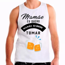 Regata Masculina Mamãe Eu Quero Regata Masculina Mamãe Eu Quero