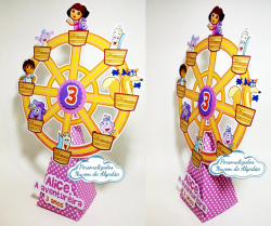 Roda gigante Dora aventureira Roda gigante Dora aventureira
