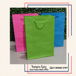 Sacola de papel colorida Sacola de papel colorida