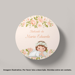 Tag Batizado Anjinha (30 Unidades) Tag Batizado Anjinha (30 Unidades)