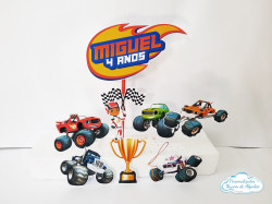 Topo de bolo Blaze and the monster machines Topo de bolo Blaze and the monster machines